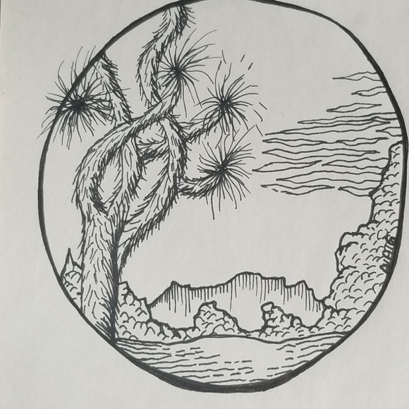 Minimalist Line Drawing - Picture 2 of 3